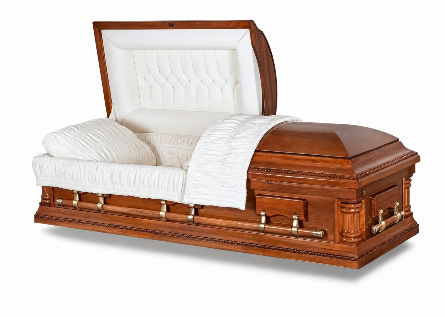 Mckenzie Poplar wood casket
