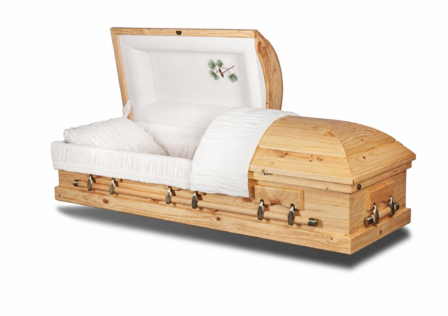 Rocky Mountain Pine wood casket