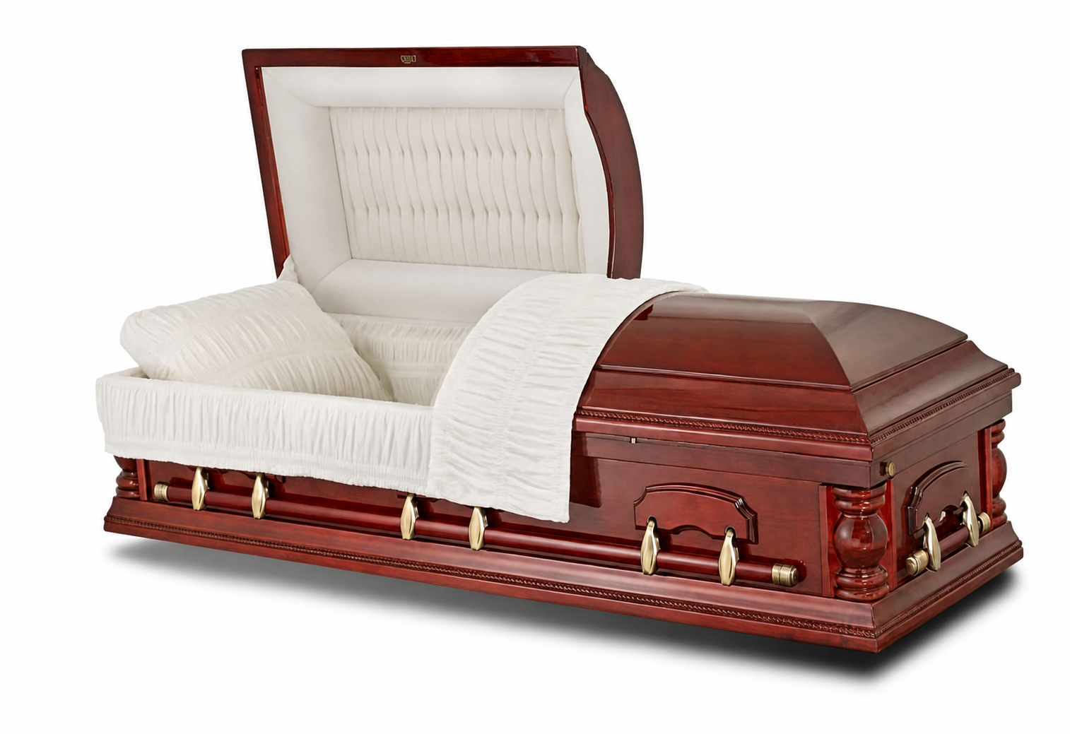 Lamia Cherry wood casket