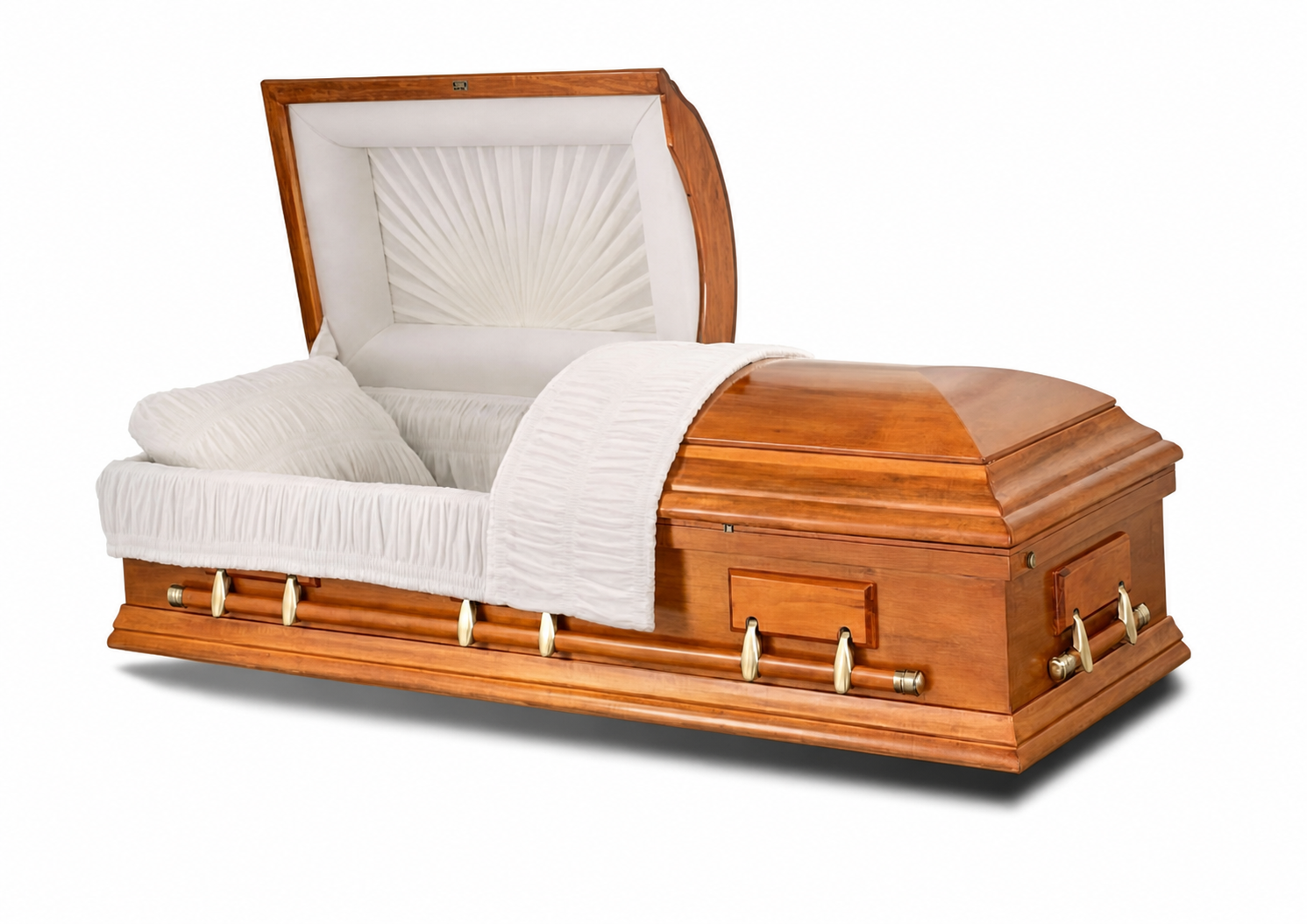 Ham Maple wood casket