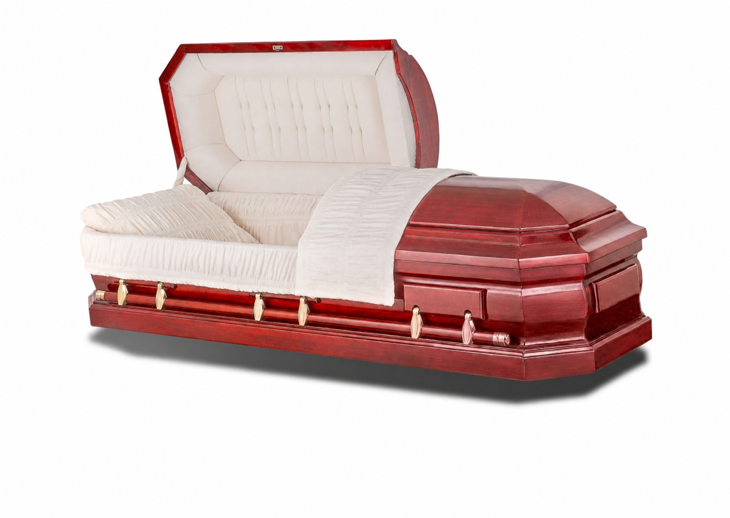 Madison Poplar wood casket