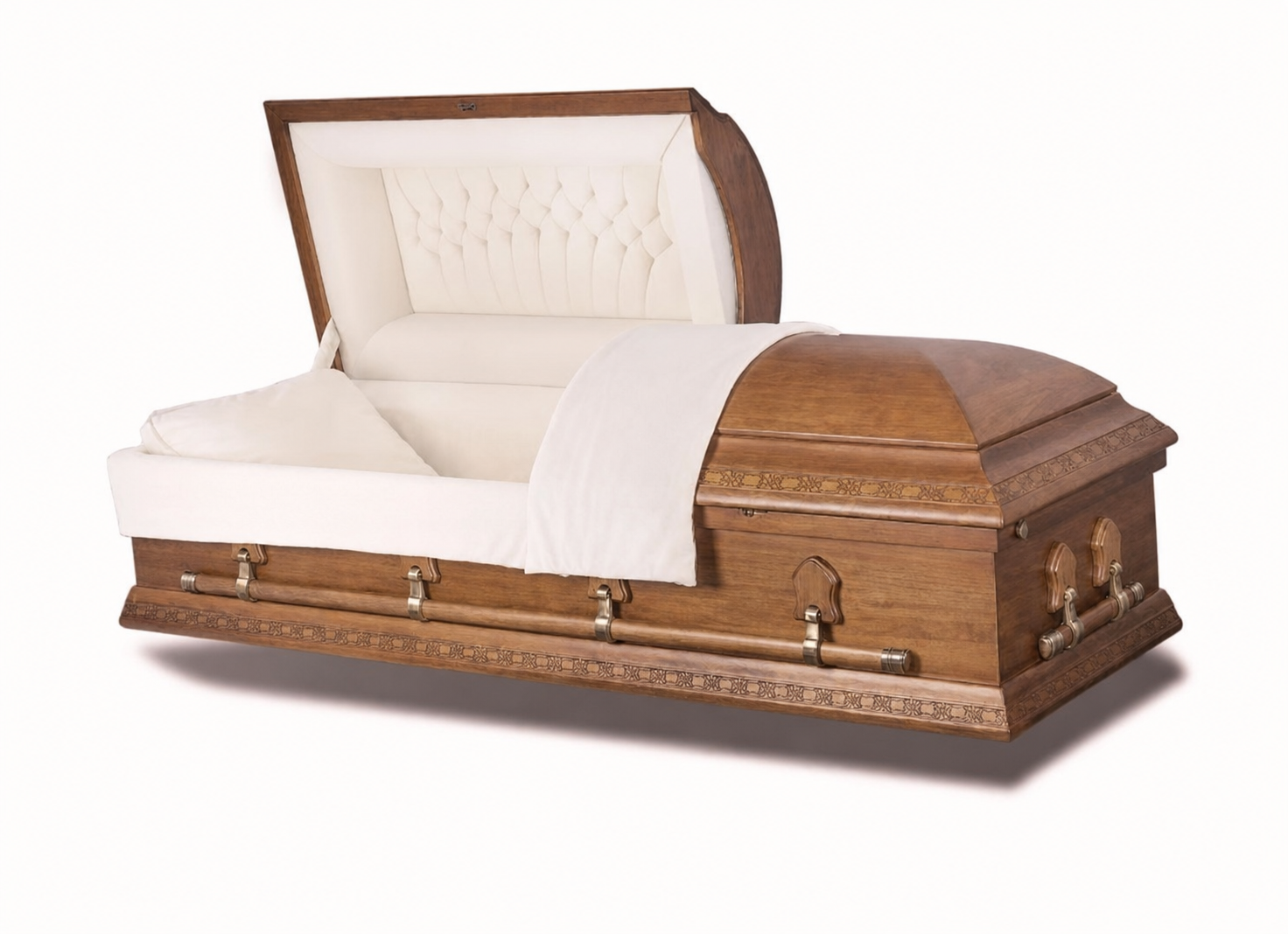 Olympus Poplar wood casket