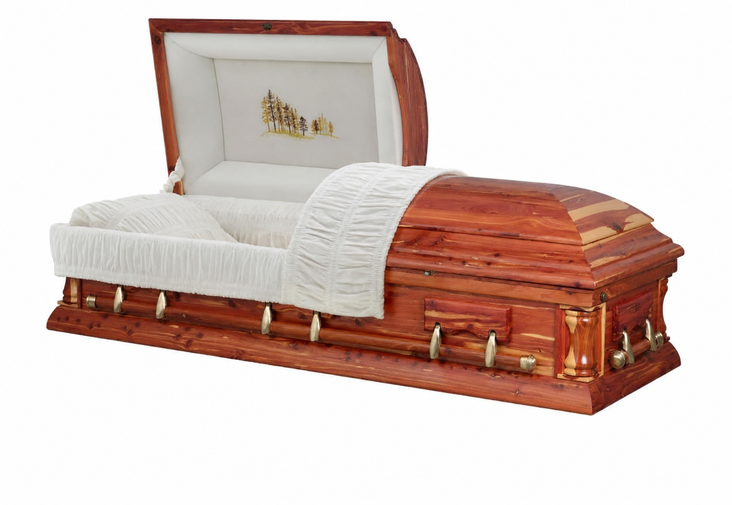 Reynolds Cedar wood casket